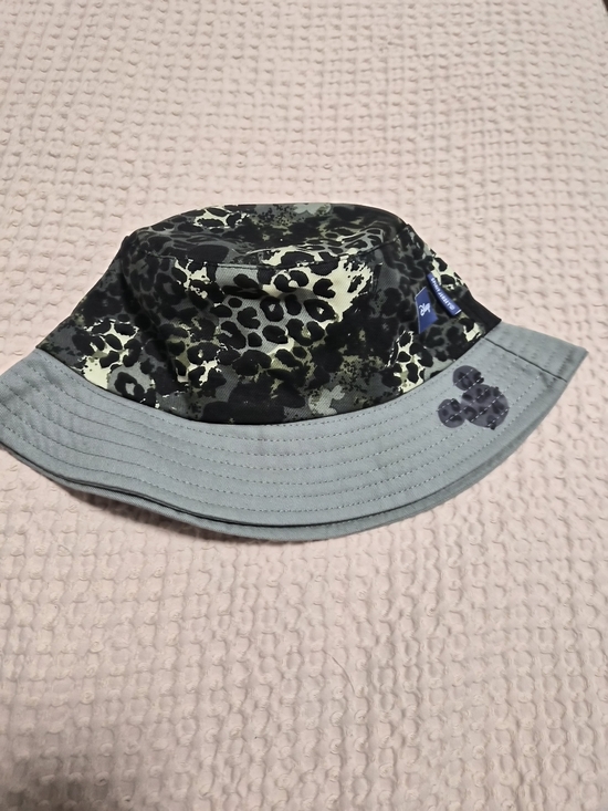 Disney Other - Disney Men's Leopard Print Bucket Hat in Black and Gray